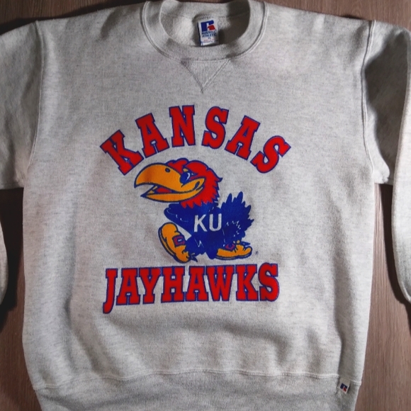 Kansas jayhawks sweatshirt. - Picture 2 of 8